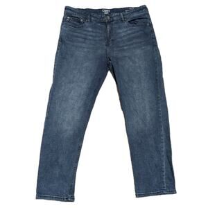 Chaps Jeans Slim Straight Men's Denim Pants Dark Wash Stretch Size 38x30